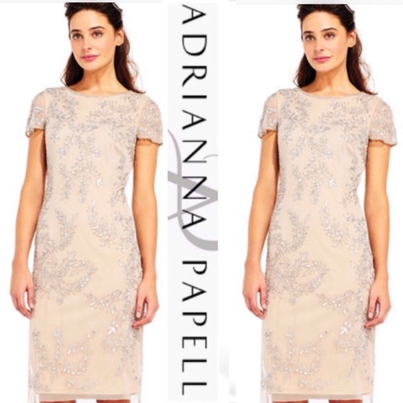 Adrianna Papell Dresses & Skirts - Adrianna Papell short sleeve sheath dress